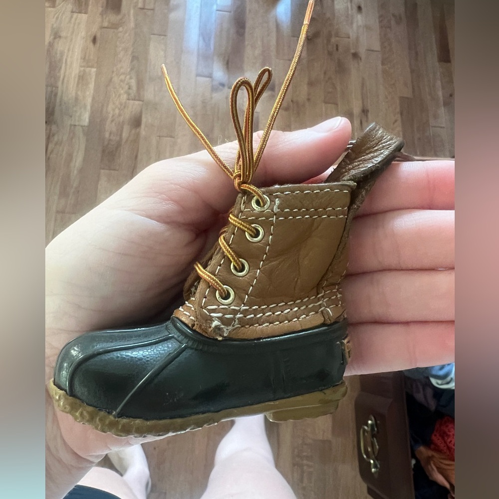Mini LLBean keychain boot
